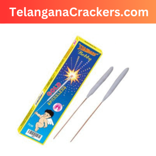 7 Cm bobby gold sparklers (10 pcs)