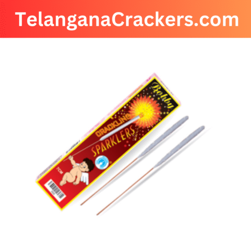 7Cm bobby crackling sparklers (10 pcs)