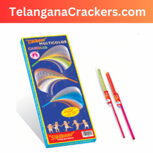 multi colour candles (10 pcs)