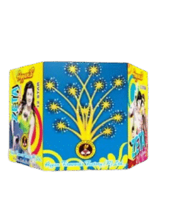 Zeta Yellow 12 Star Crackling